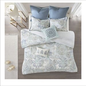 🆕️ 8 Pcs 100% Hypoallergenic King Size Comforter